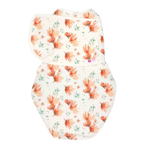 Embe two way swaddle baby girl floral print (0-4 months) - Picture 1 of 4